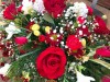 Coffin Spray 'Red, White & Primrose'