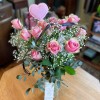 Pink Rose Vase